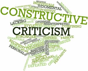 constructive criticism